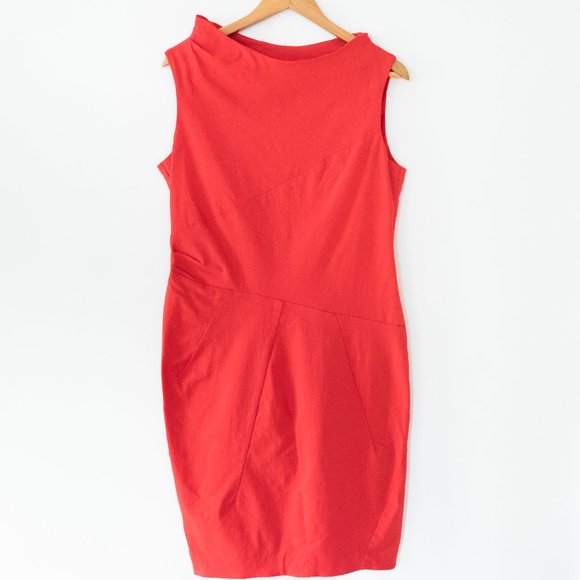 Porto Dresses & Skirts - Porto San Francisco Coral Asymmetric Sleeveless Dress